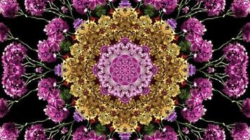 Abstract kaleidoscope animation, Abstract mandala movie, Geometric Background animation video