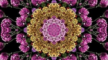 Abstract kaleidoscope animation, Abstract mandala movie, Geometric Background animation video