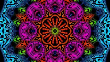 Abstract kaleidoscope animation, Abstract mandala movie, Geometric Background animation video