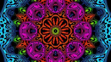 Abstract kaleidoscope animation, Abstract mandala movie, Geometric Background animation video