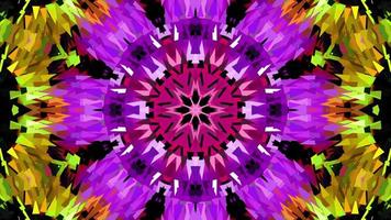 Abstract kaleidoscope animation, Abstract mandala movie, Geometric Background animation video