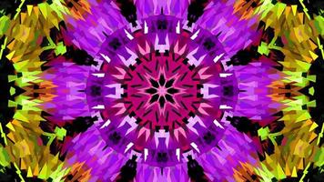 Abstract kaleidoscope animation, Abstract mandala movie, Geometric Background animation video