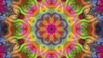 Abstract kaleidoscope animation, Abstract mandala movie, Geometric Background animation video