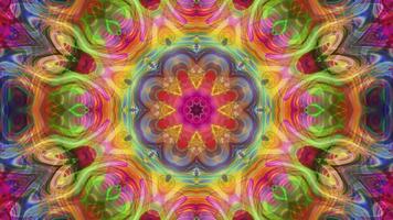 Abstract kaleidoscope animation, Abstract mandala movie, Geometric Background animation video