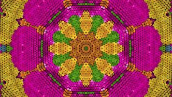 Abstract kaleidoscope animation, Abstract mandala movie, Geometric Background animation video