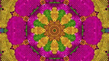 Abstract kaleidoscope animation, Abstract mandala movie, Geometric Background animation video