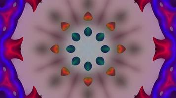 Abstract kaleidoscope animation, Abstract mandala movie, Geometric Background animation video