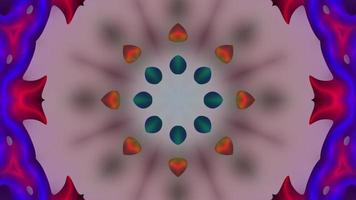 Abstract kaleidoscope animation, Abstract mandala movie, Geometric Background animation video