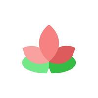 Lotus alternative medicine vector icon