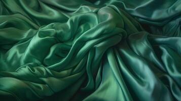 green satin background photo