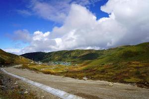Road in Between the Mountain in East Sikkim photo