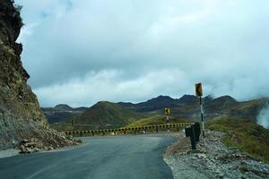 Road of Sikkim in Beautiful nature photo