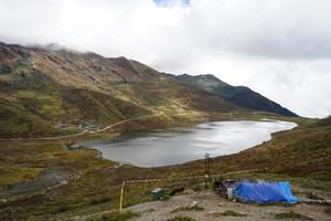 Lake shape like Elephant at Old Silk Route East Sikkim photo