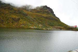 Wonderful water Body of Tsomgo lake or Changu lake at East Sikkim photo