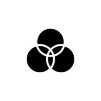 Chart circle vector icon