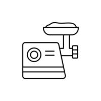 Meat grinder, meat vector icon