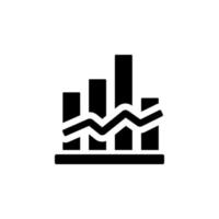 Chart column vector icon