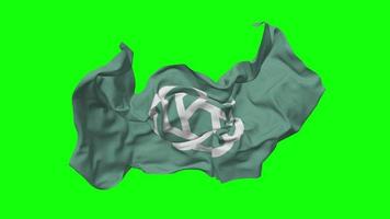 ChatGPT OpenAI Flag Seamless Looping Flying in Wind, Looped Bump Texture Cloth Waving Slow Motion, Chroma Key, Luma Matte Selection of Flag, 3D Rendering video