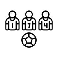 Players, football vector icon