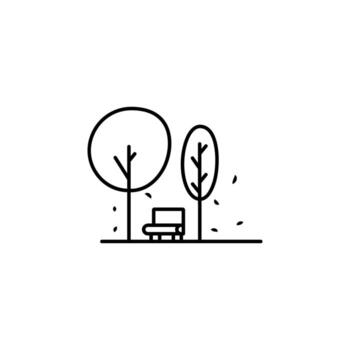 Park vector icon