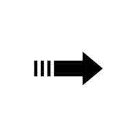flecha, bien, navegación vector icono