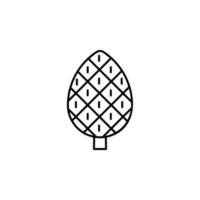 Pine cones vector icon