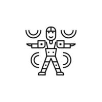 augmented reality, technology, motion, tracking vector icon