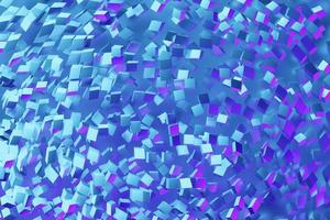 3D rendering.  Blue   geometric pattern.  Minimalistic pattern of simple shapes. Bright creative symmetric texture photo