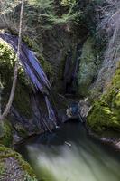 streams with pools of water from the marmore waterfall photo