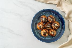 Takoyaki ball dumplings or Octopus balls photo