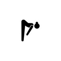 Women, yoga, position vector icon