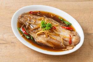 Steamed Fish with Soy Sauce photo