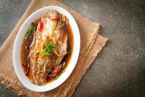 Steamed Fish with Soy Sauce photo