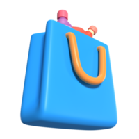 Shopping Bag Full 3D Illustration Icon