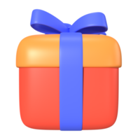 Gift 3D Illustration Icon png