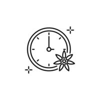 icono de vector de reloj