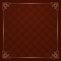floral pattern, with vintage frame vector