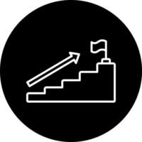 Career Path Vector Icon Style