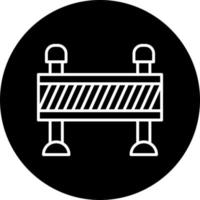road barrier Vector Icon Style