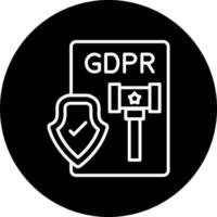 Gdpr Lawsuit Vector Icon Style