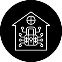 Home Network Vector Icon Style