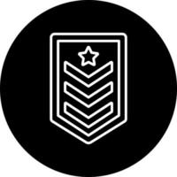 Army Chevron Vector Icon Style