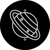 Saturno vector icono estilo