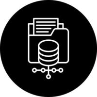 Data Storage Vector Icon Style