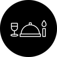Dinner Vector Icon Style