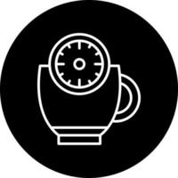 café hora vector icono estilo