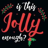 Christmas typography tshirt design vector