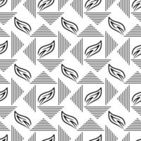 Vintage seamless pattern petals motif design for textile All over texture vector