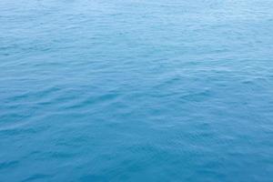 Blue Sea surface aerial view with waves from a drone, empty blank to background. soft focus. photo