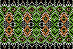 Seamless geometric ethnic asian oriental and tradition pattern design for texture and background. Silk and fabric pattern decoration for carpet, Thai clothing, wrapping and wallpaper vector